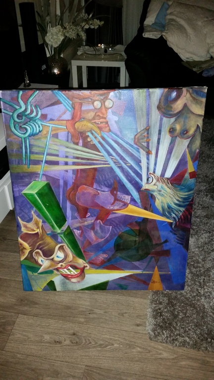 Schilderij kleur rijk en kunst rijk  kopen? Bied vanaf 1!