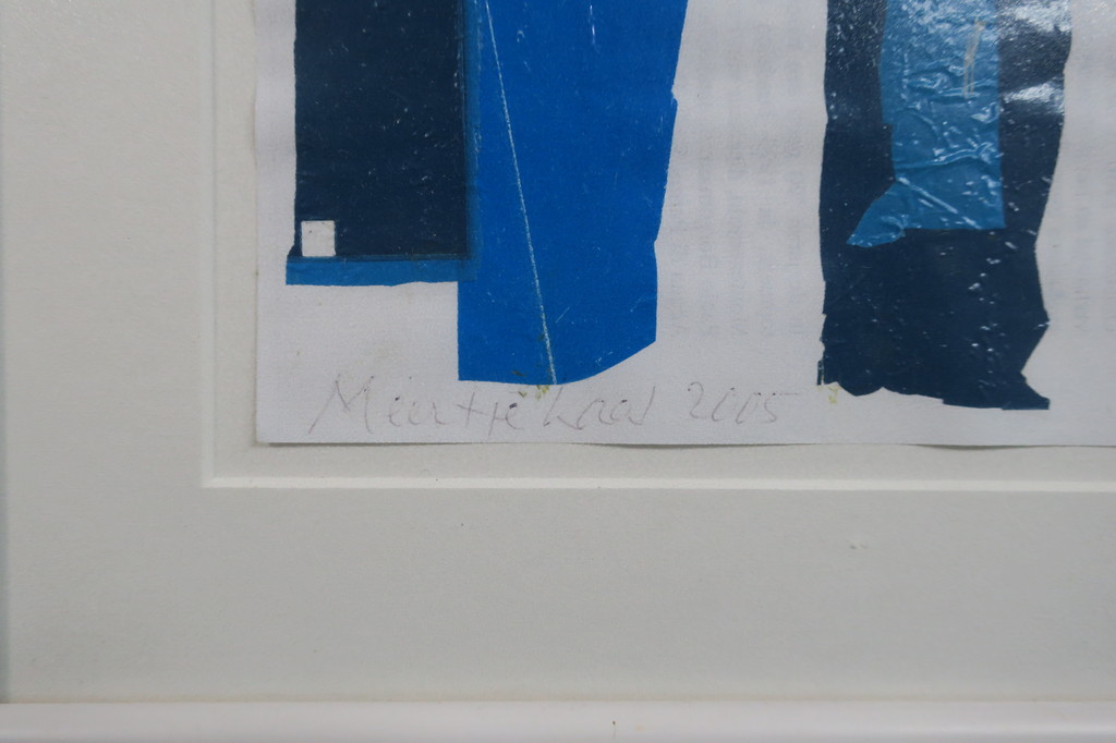 Meertje Kaal: Collage op papier, Z.T. - Ingelijst kopen? Bied vanaf 1!