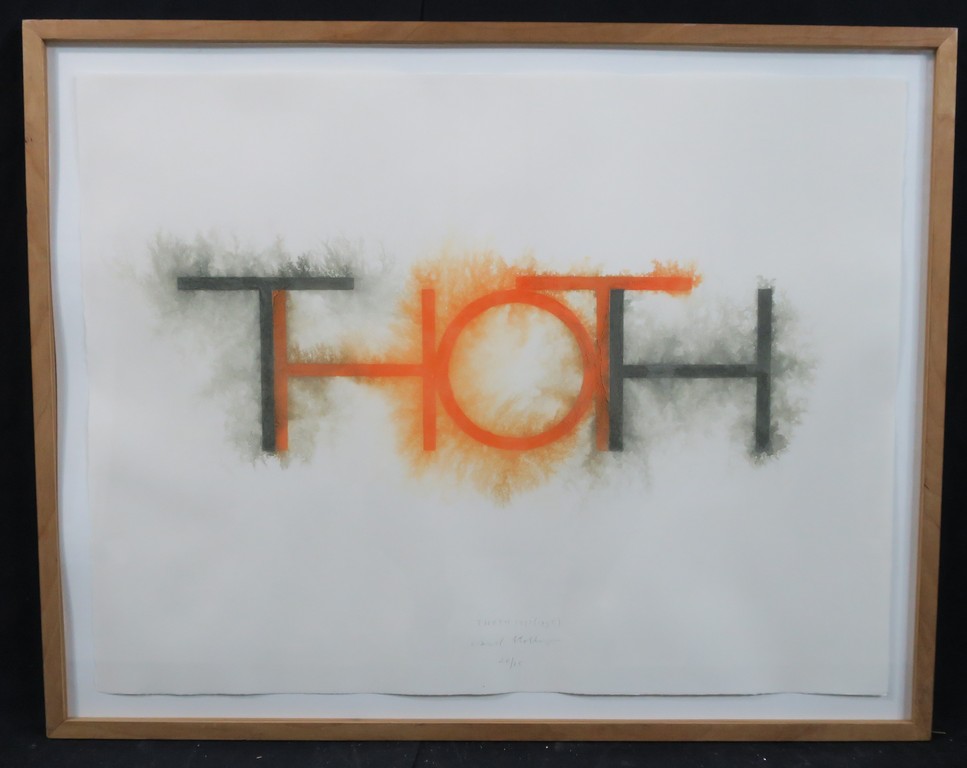 Carel Blotkamp: Houtdruk, THOTH - Ingelijst kopen? Bied vanaf 70!