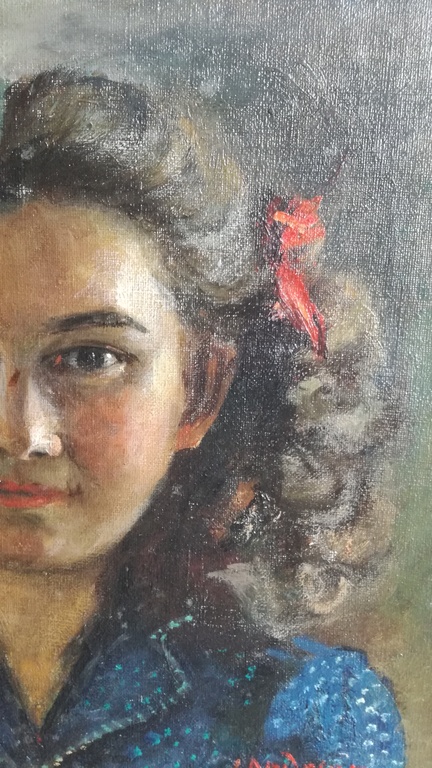 Onbekend kunstenaar, olieverf op doek, portret kopen? Bied vanaf 1!