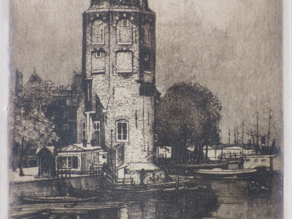 Johannes Josseaud, Montelbaanstoren Amsterdam, Ets kopen? Bied vanaf 1!
