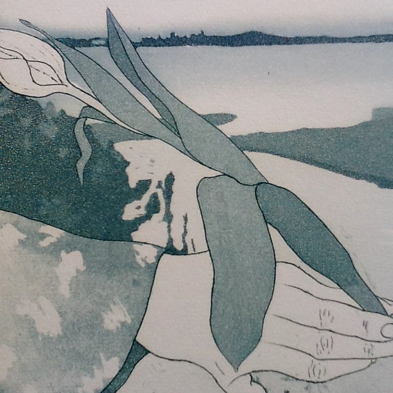 Sjoerd Bakker , Ets aquatint , gesigneerd kopen? Bied vanaf 65!
