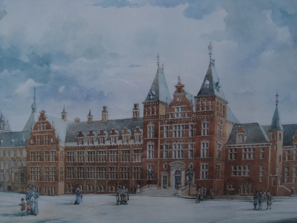 M.A. v Nieukerken (1879)  Aquarel voor opening Tropisch Museum Amsterdam in 1926 verkocht voor € 120!