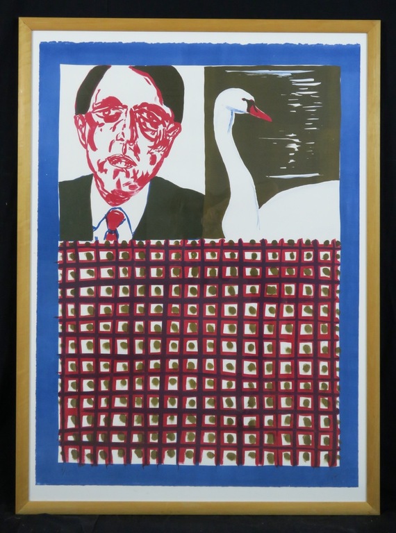 Jan van der Pol: Litho, Z.T. Nr. 1 - Ingelijst (groot) kopen? Bied vanaf 40!