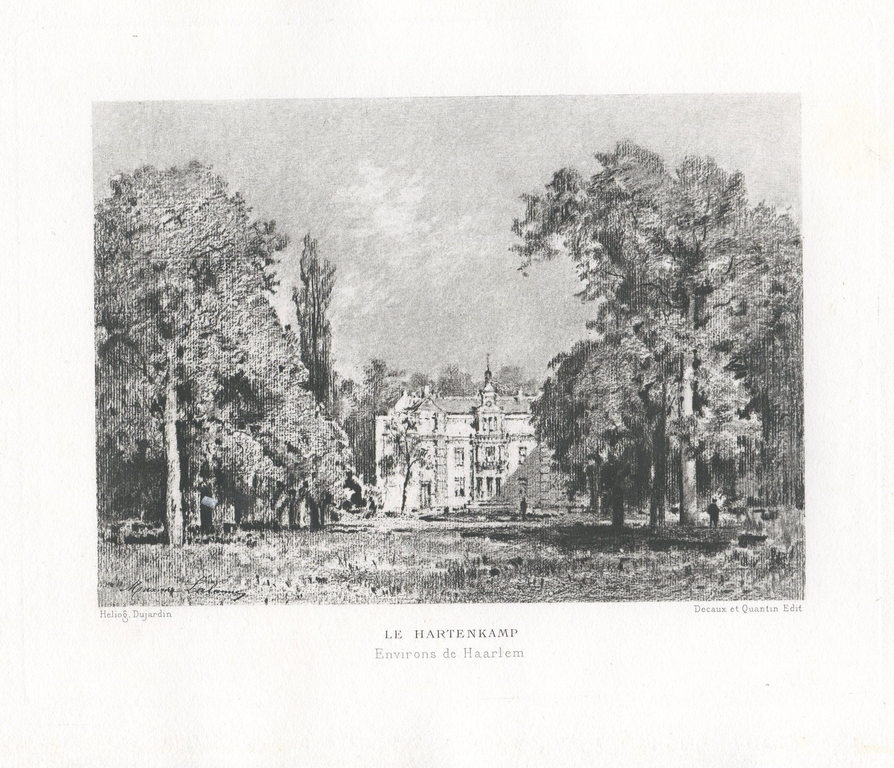 Maxime Lalanne "De Hartenkamp" 1881 in de omgeving van Haarlem kopen? Bied vanaf 20!