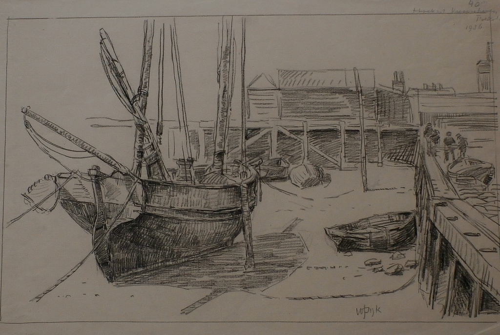 Willem Jans Dijk - tekening: verkocht voor € 65!