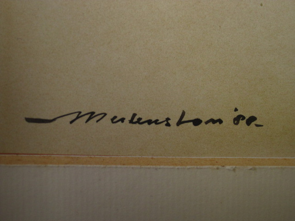 Groot fascinerend gedetailleerd "Fresco-Aquarel" van Ton Mertens (1953-) gesign. kopen? Bied vanaf 1!