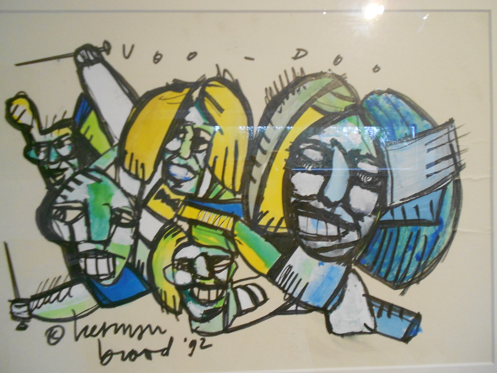 Herman Brood originele tekening met lijst TOPWERK! kopen? Bied vanaf 500!