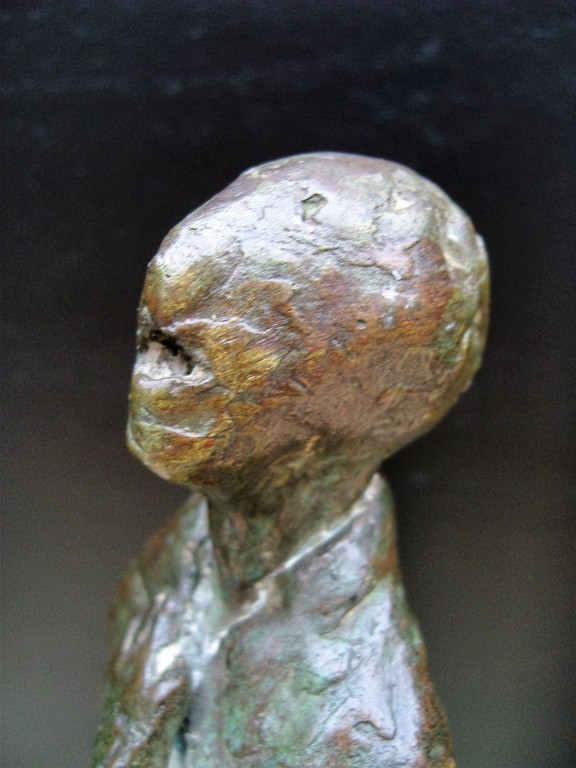 Onbekende meester: Bronzen beeld van staande man kopen? Bied vanaf 150!