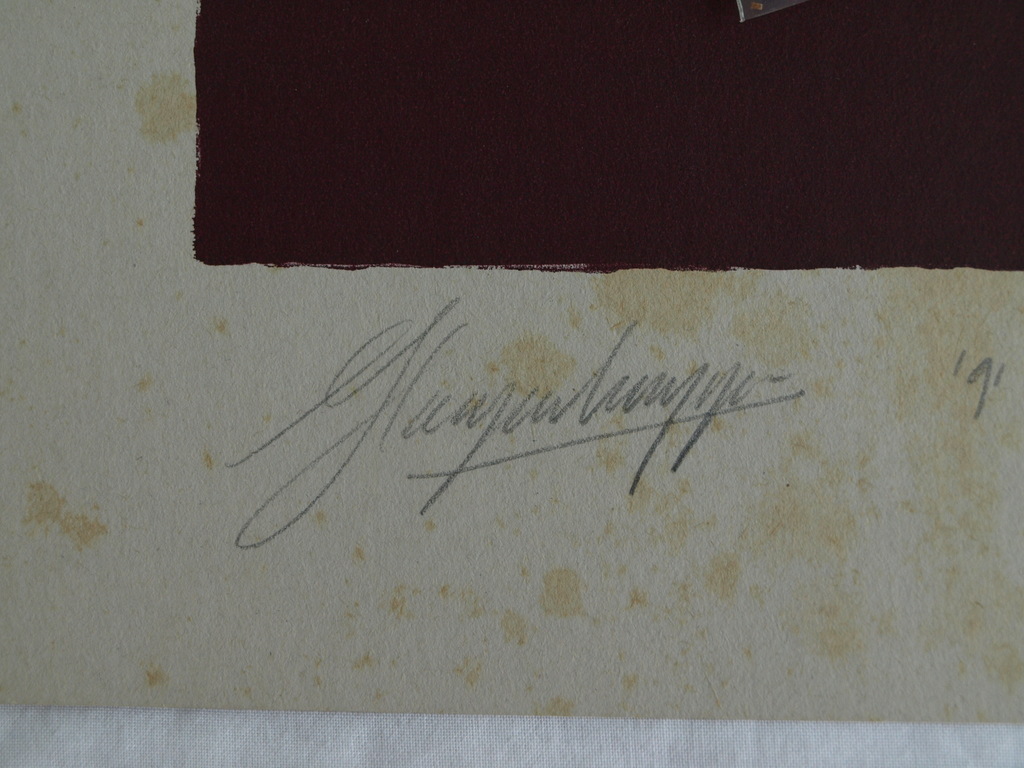 Onduidelijke signatuur :  Zeefdruk ,  Jack Jerkey – 1991 - oplage 30 ex.  kopen? Bied vanaf 1!