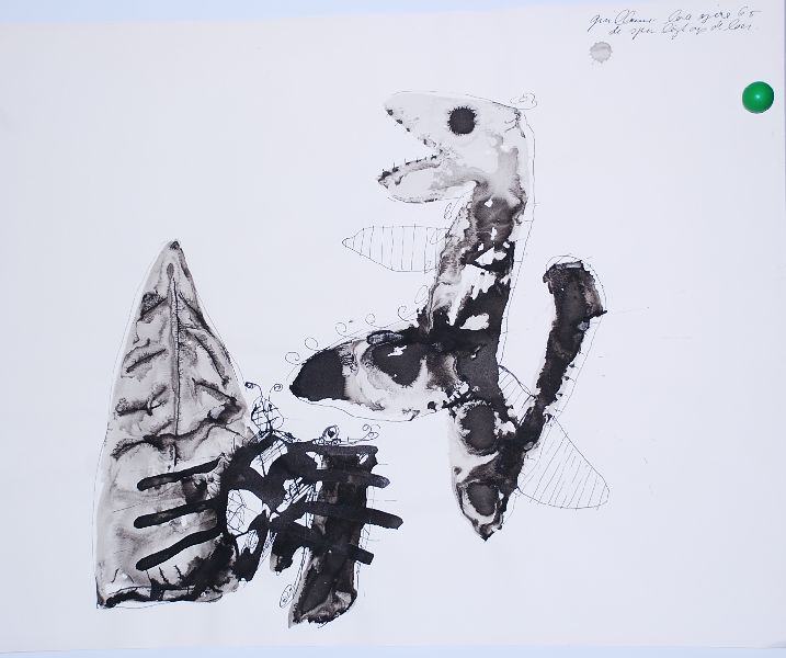 Guillaume Lo-A-Njoe: Origineel werk. Inkt/Aquarel op papier kopen? Bied vanaf 50!
