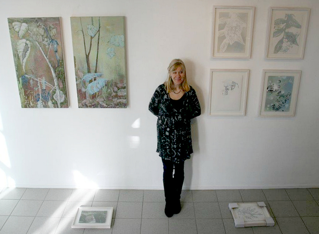 Margot de Jager - Abstracte compositie, aluminiumprint kopen? Bied vanaf 30!