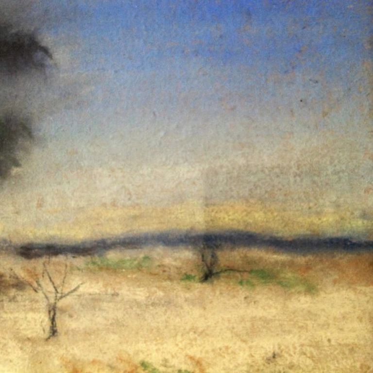 Onbekende Kunstenaar - pastel - landschap zonder titel kopen? Bied vanaf 1!