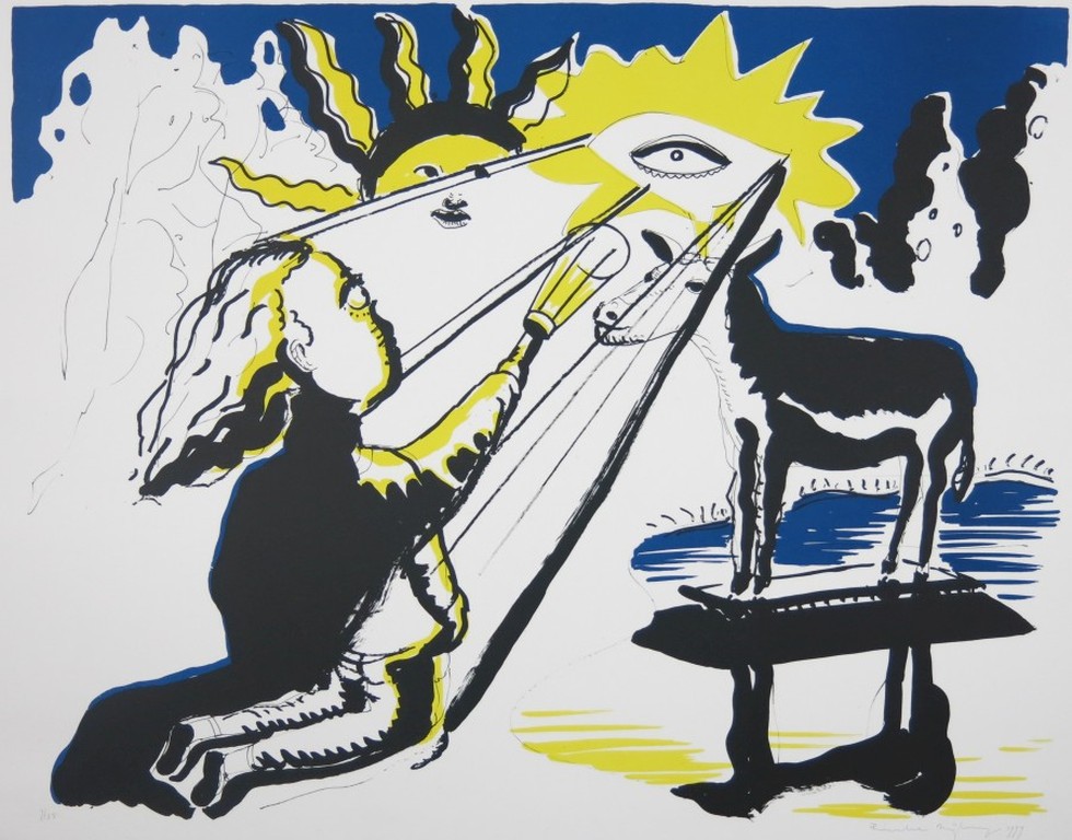Rinke Nijburg: Litho, Hert van Hubertus kopen? Bied vanaf 1!