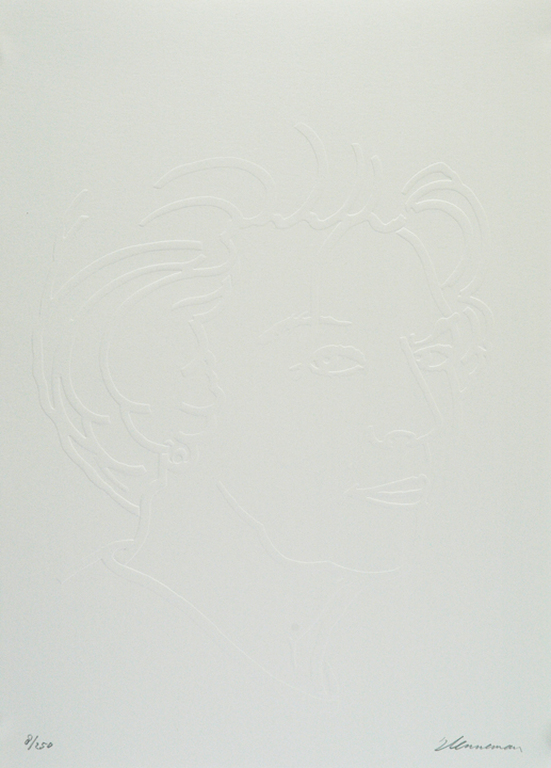 Jeroen Henneman: Koningin Beatrix, preegdruk, 2001 verkocht voor € 95!