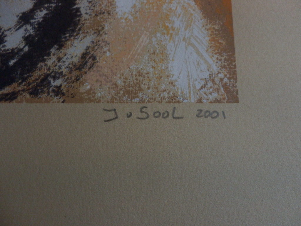 JOSE van GOOL   Zeefdruk LEZENDE DAME  Handgesigneerd kopen? Bied vanaf 35!