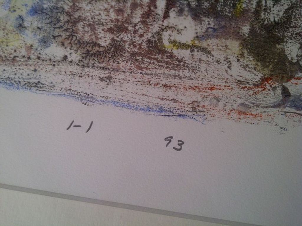 Richard Lee Barton - monotype - gesigneerd kopen? Bied vanaf 45!