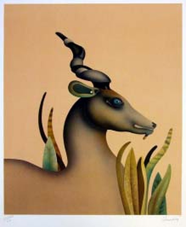 J.P. Donadini, originele litho - La Licorne - Handgesigneerd en Genummerd. kopen? Bied vanaf 29!