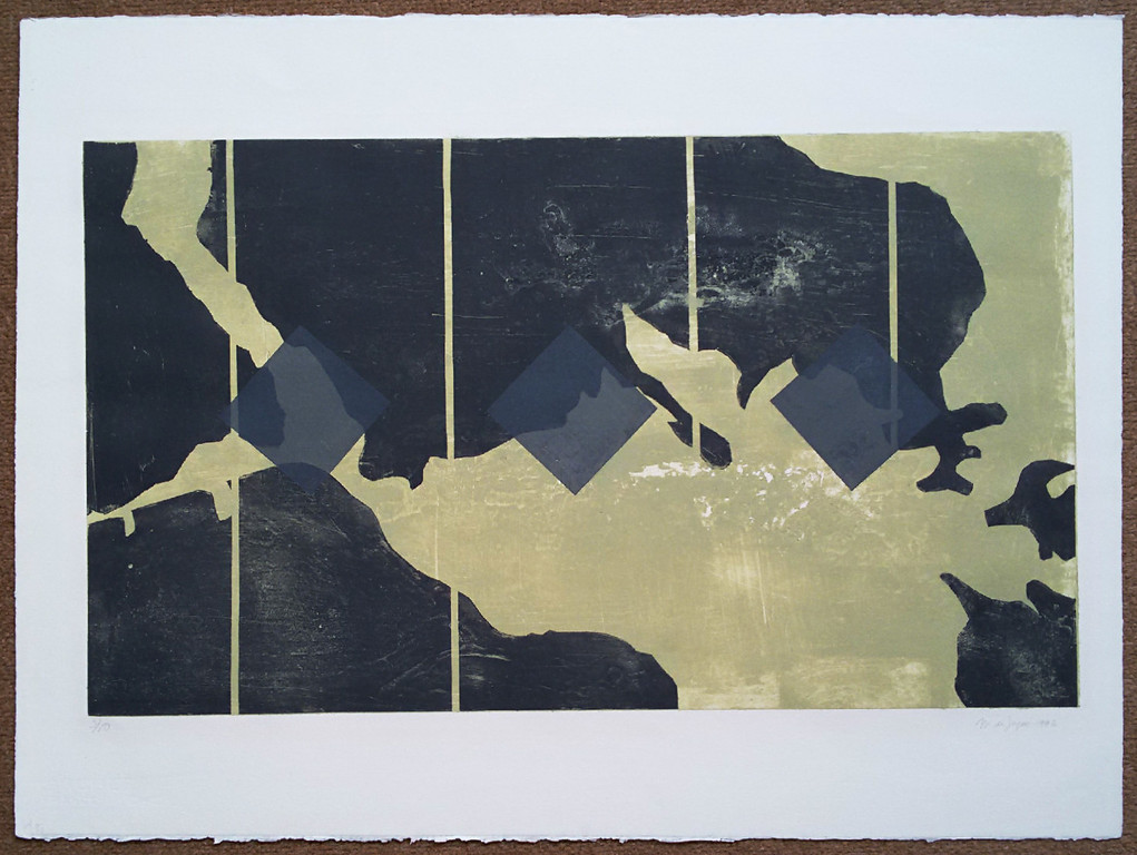 Margot de Jager - Abstracte compositie, aluminiumprint kopen? Bied vanaf 30!