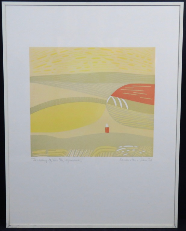 Harr Scheffer: Lino, Terschelling -Ingelijst verkocht voor € 35!