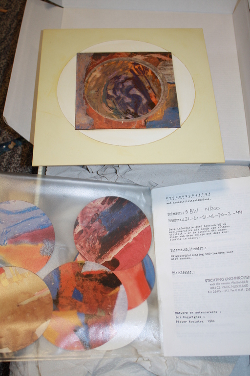 EVOLUON GRAFIEK van PIETER KOOISTRA met DRAAIMECHANIEK verkocht voor € 39!