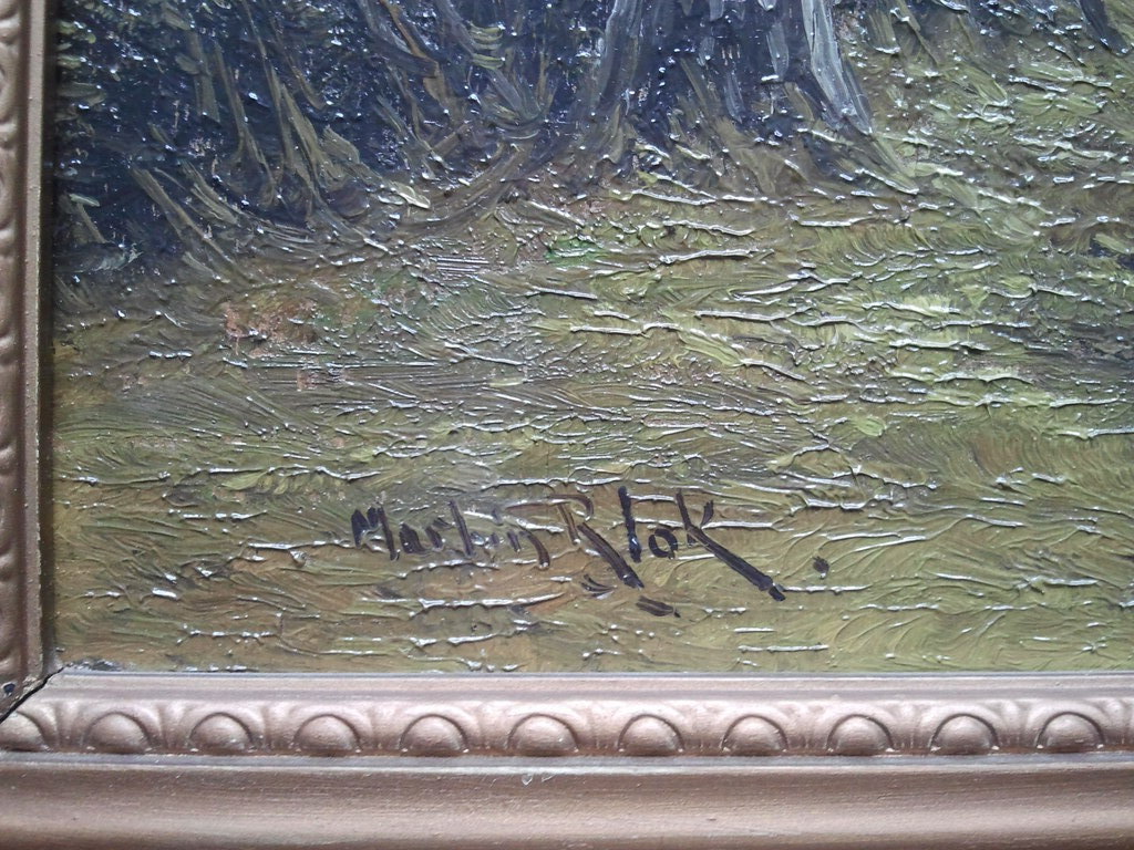 Zomer voorstelling,olieverf op paneel kopen? Bied vanaf 1!