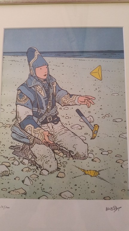 Jean GIRAUD MOEBIUS zeefdruk gesigneerd verkocht voor € 160!