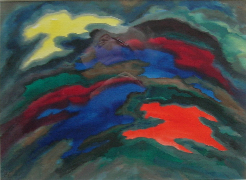 Hendrik Verburg ,Gouache, Zonsondergang. kopen? Bied vanaf 1!