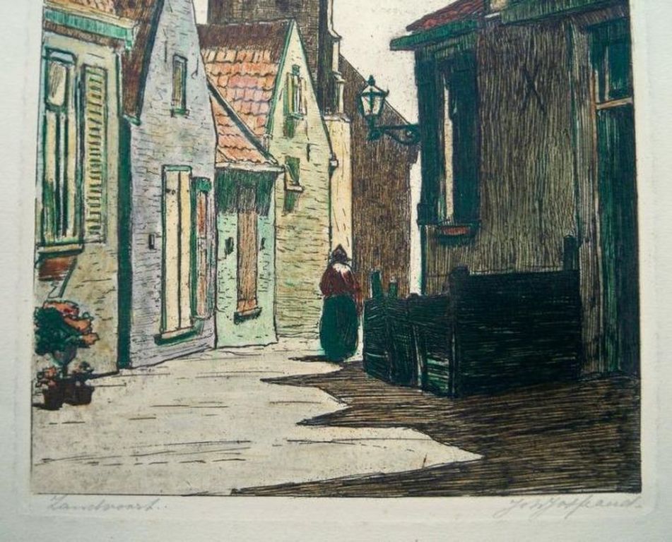 Johannes Josseaud kleurets Zandvoort. kopen? Bied vanaf 35!