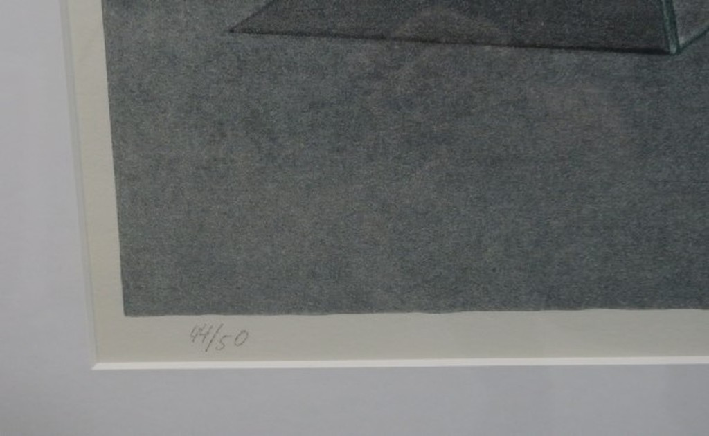Jeroen Henneman: Litho, Het lege fort - Ingelijst kopen? Bied vanaf 70!