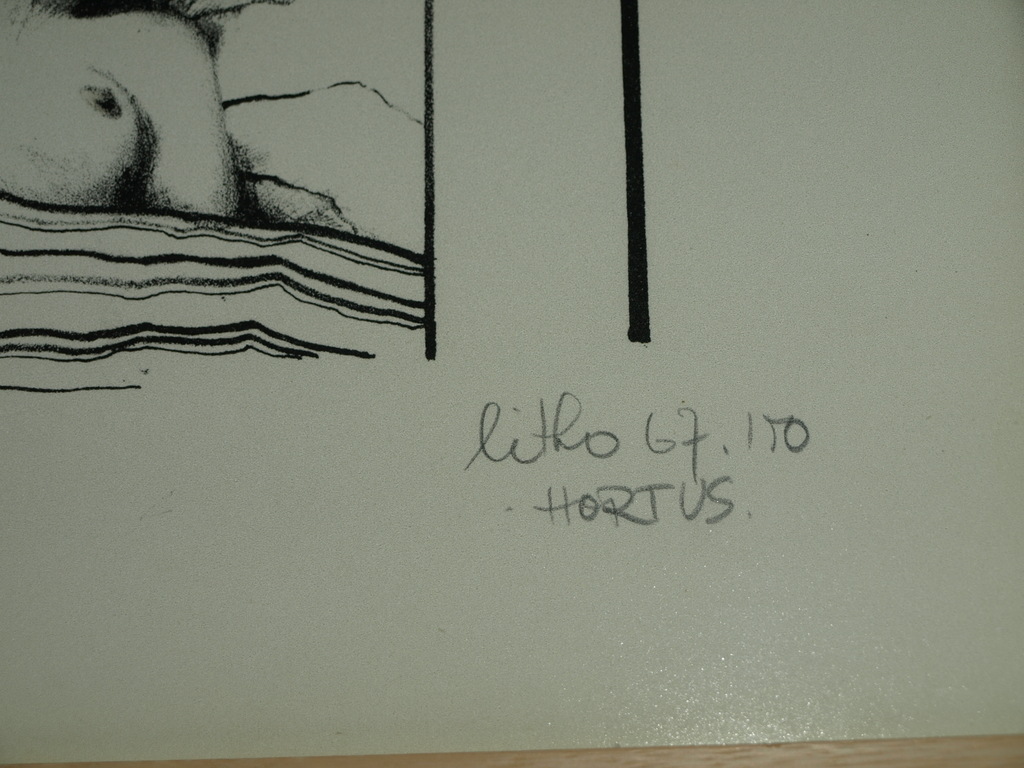 ALAIN TEISTER (1932-1979) - Litho – Hortus – gesigneerd & ingelijst - 1973  kopen? Bied vanaf 1!