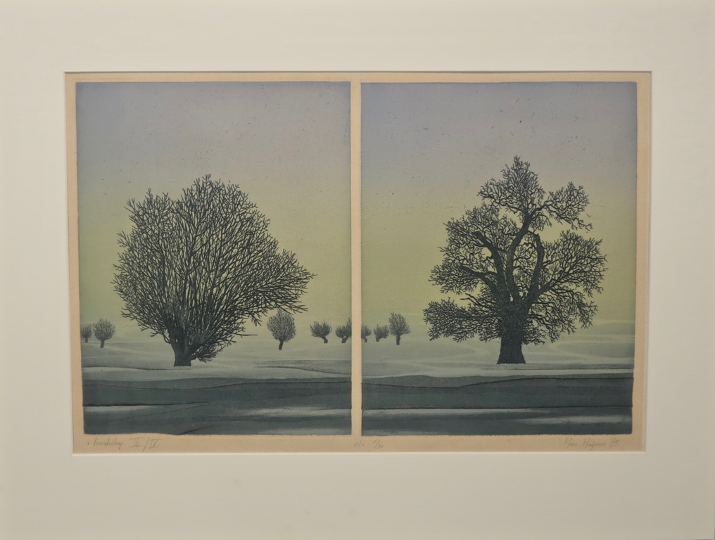 Hans Heijman: Ets, Landschap kopen? Bied vanaf 1!