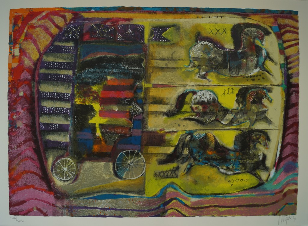 Astrid Engels - gesigneerde litho - 1993 kopen? Bied vanaf 75!
