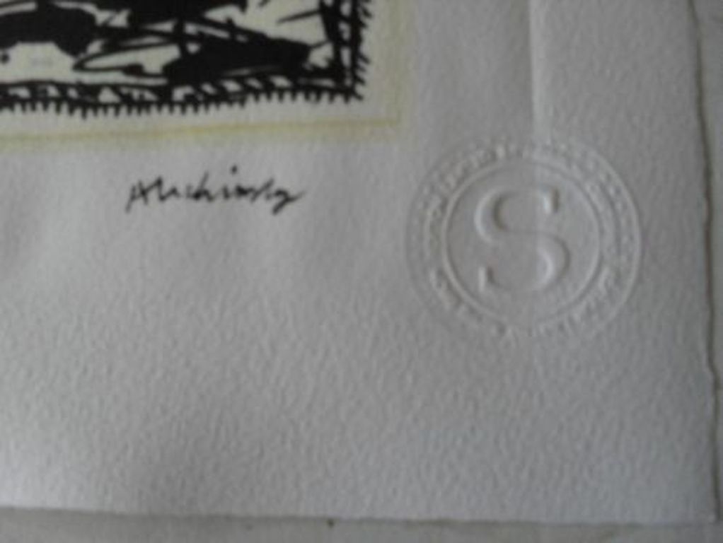 Pierre Alechinsky - sans reponse - gesigneerd - met coa en droogstempel - Cobra kopen? Bied vanaf 1!