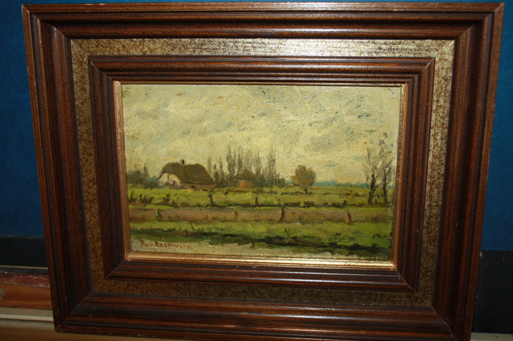 PIET RACKWITSZ - LANDSCHAP bij DEN HAAG verkocht voor € 70!