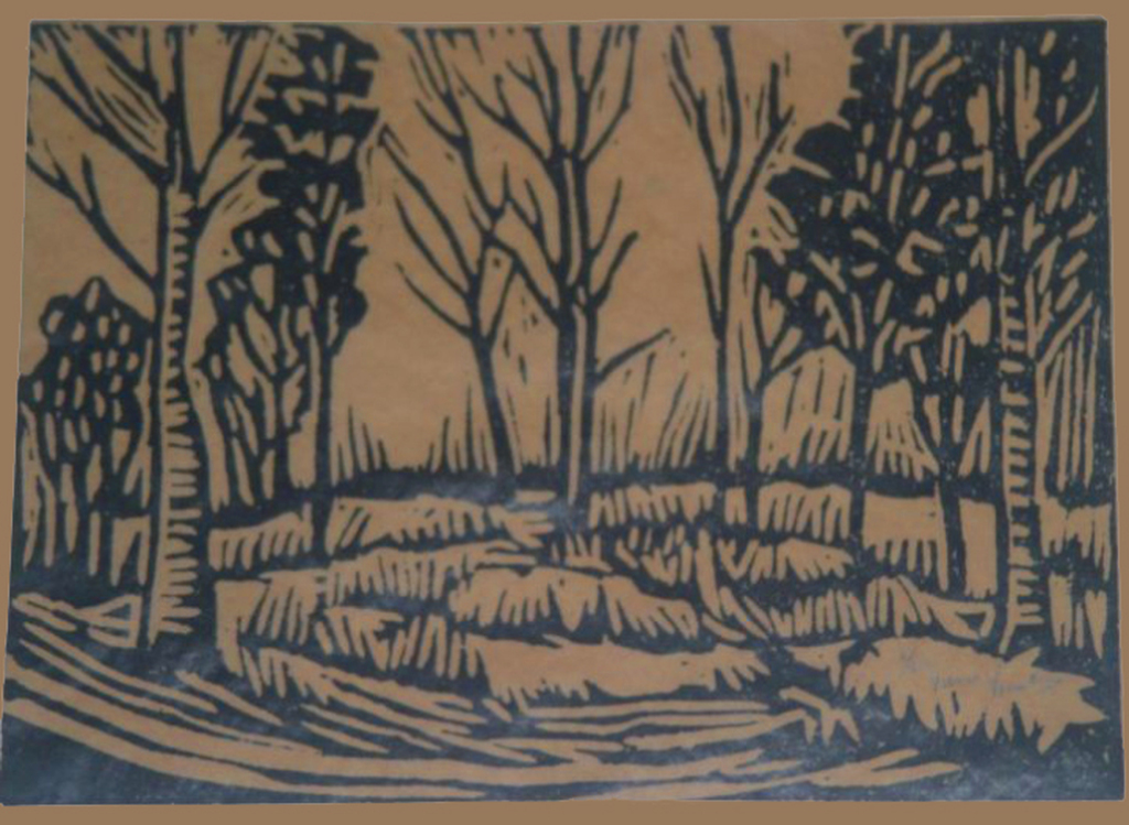 Pierre Backus: 3 ingelijste linosneden Venlo, 1978 verkocht voor € 36!