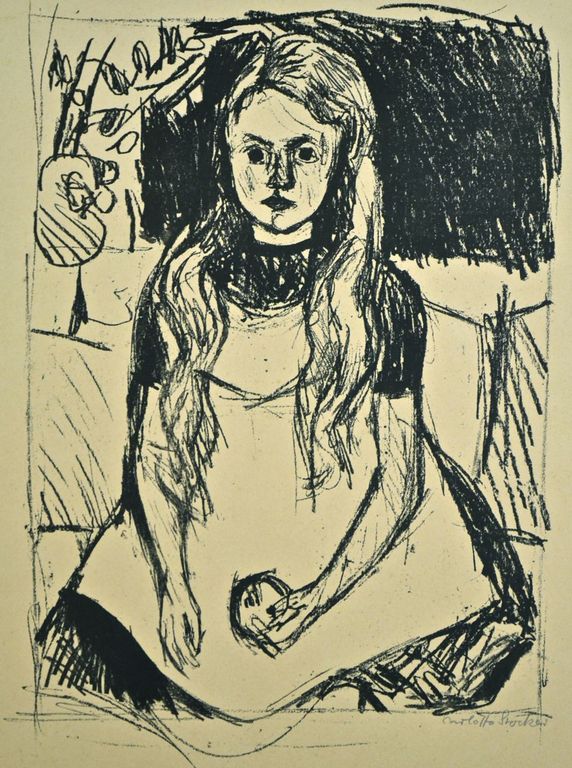 Carlotta Stocker: Litho. Meisje verkocht voor € 50!