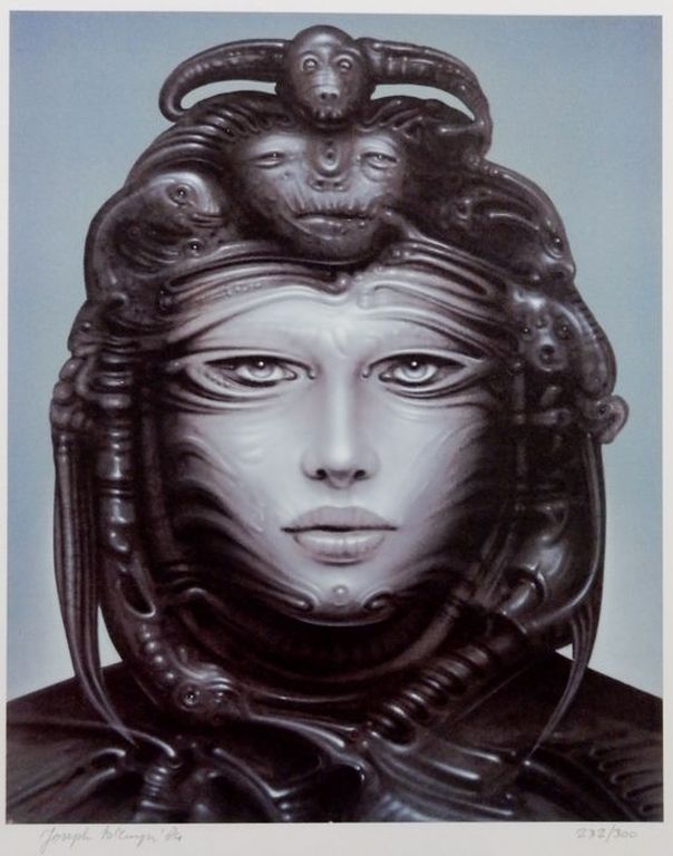 Joseph Bruyn, Alien, 4 gesigneerde prenten kopen? Bied vanaf 35!