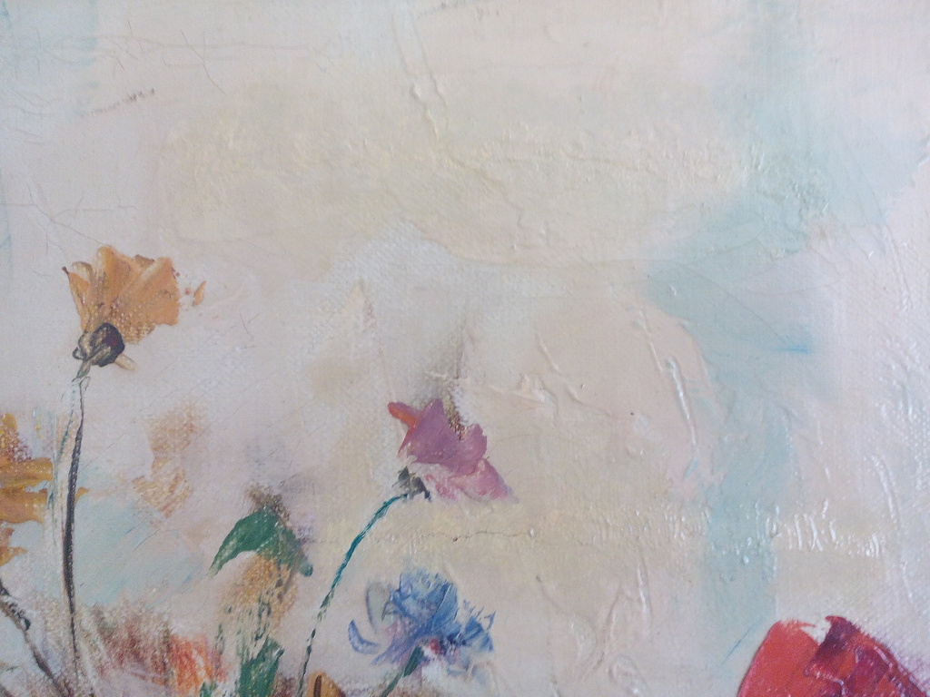 Jan Kelderman, Bloemstilleven, olieverf op doek (50 x 70cm) kopen? Bied vanaf 55!