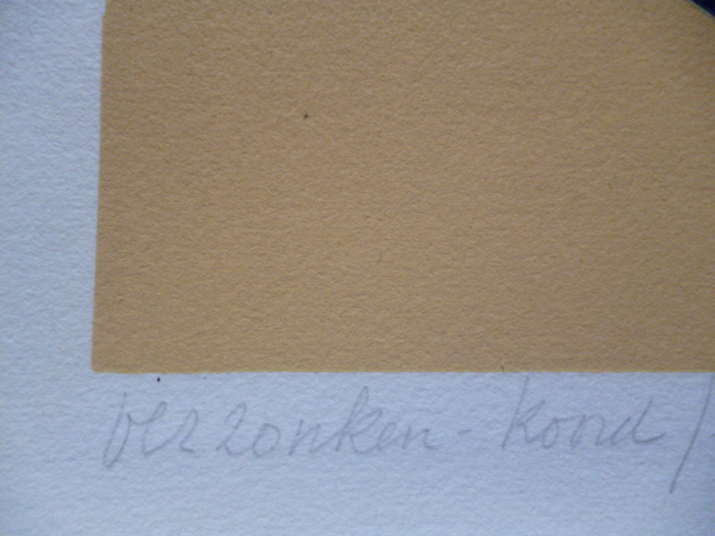 Harr Scheffer - linosnede - Verzonken-koord kopen? Bied vanaf 40!