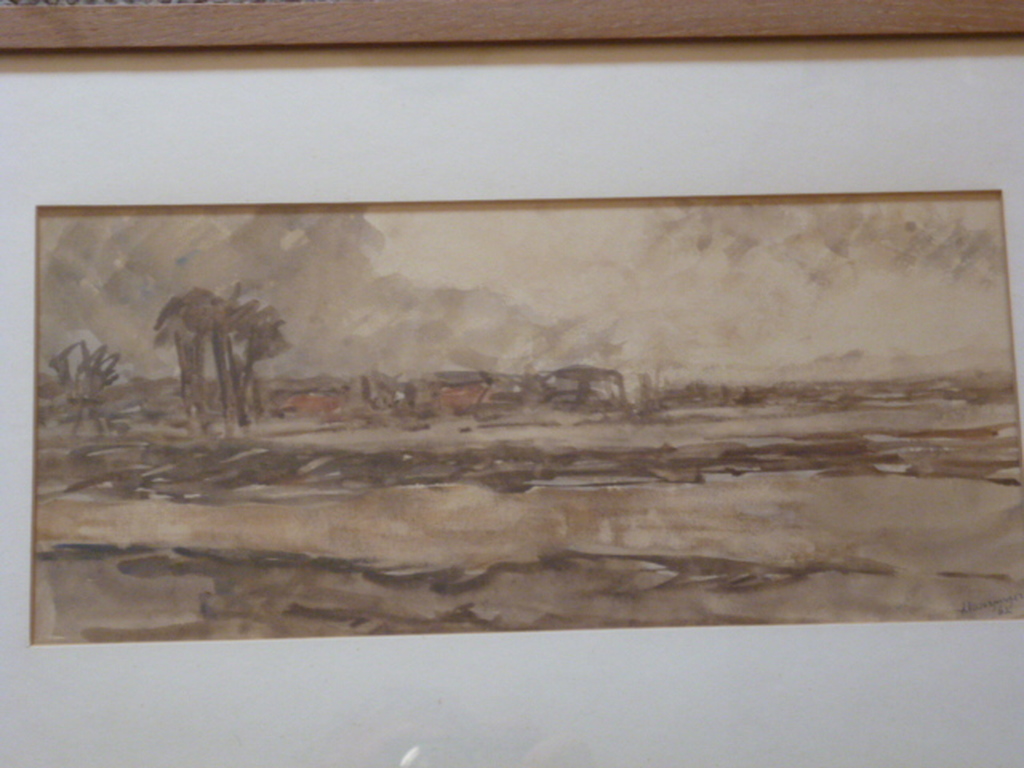 Anton Voorzanger - aquarel - Landschap kopen? Bied vanaf 45!