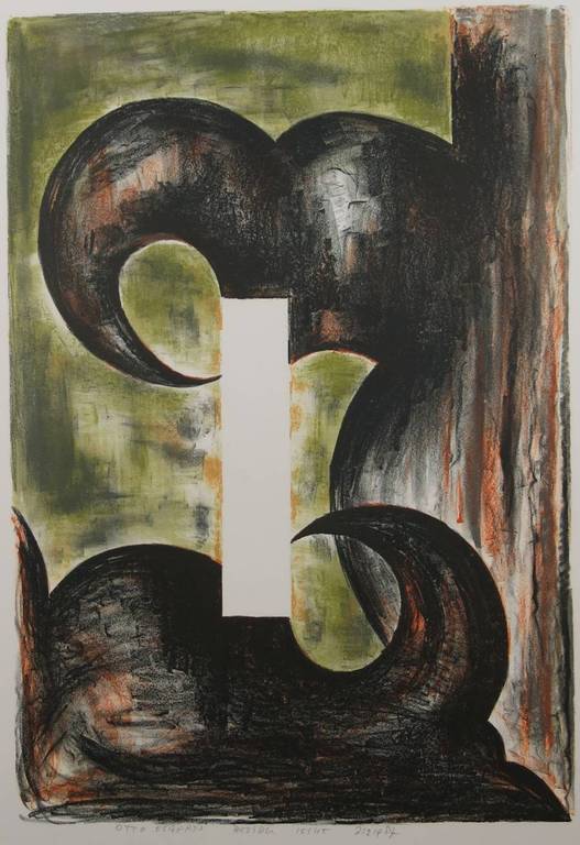 Otto Egberts: Lithografie, Residu verkocht voor € 50!