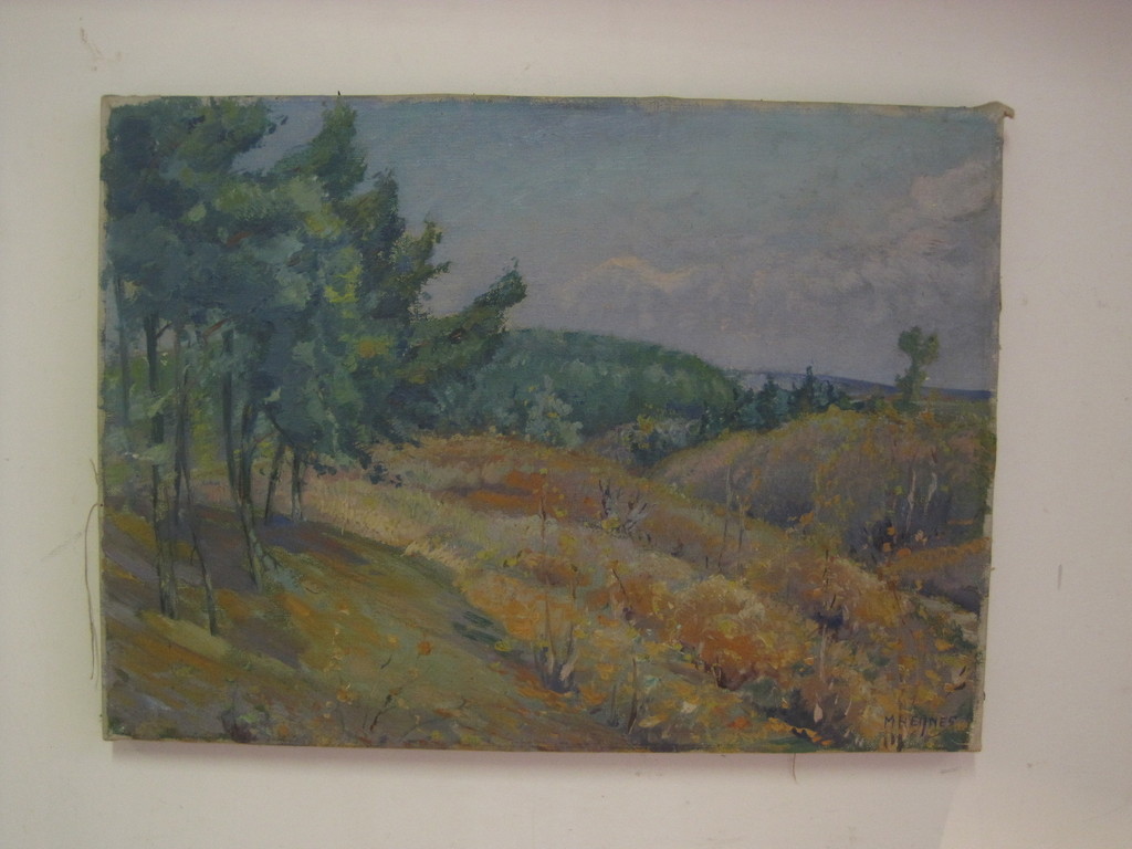 Marinus Heijnes 1888-1963 olieverf "Brabants landschap" ca. 1930 kopen? Bied vanaf 1!