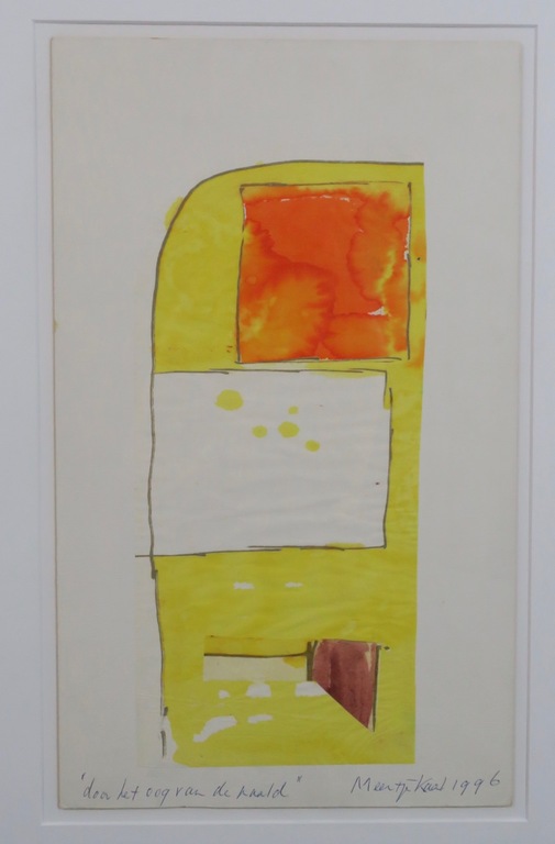 Meertje Kaal: Aquarel en stift op papier, Door het oog van de naald - Ingelijst kopen? Bied vanaf 1!