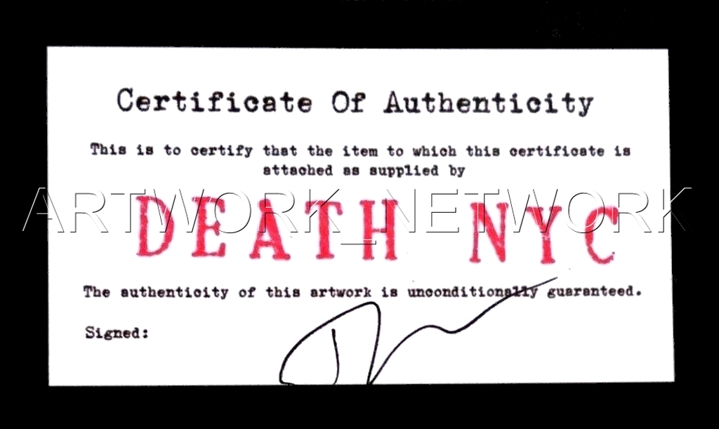 DEATH NYC "SOUP Y" - n° A/P - Signed with COA (Edition Artist Proof) kopen? Bied vanaf 1!
