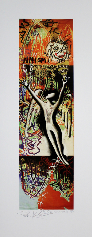 Mark Kostabi & Paul Kostabi - Three cultures, Giclée, Oplage 50 verkocht voor € 75!