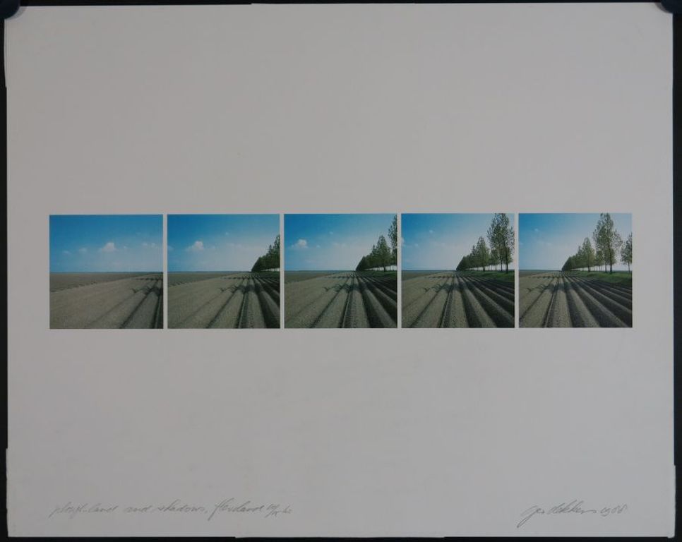 Ger Dekkers: Offset, Plough-land and shadows, Flevoland kopen? Bied vanaf 40!