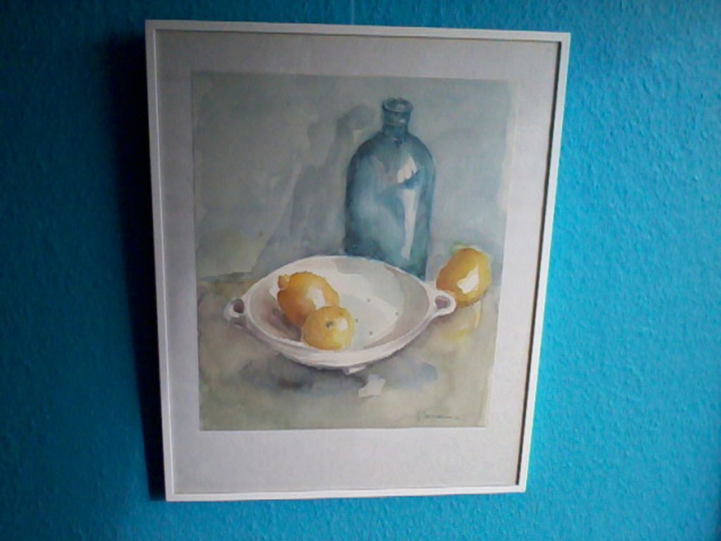 B. Tjeerdema, aquarel, Stilleven met citroenen kopen? Bied vanaf 55!