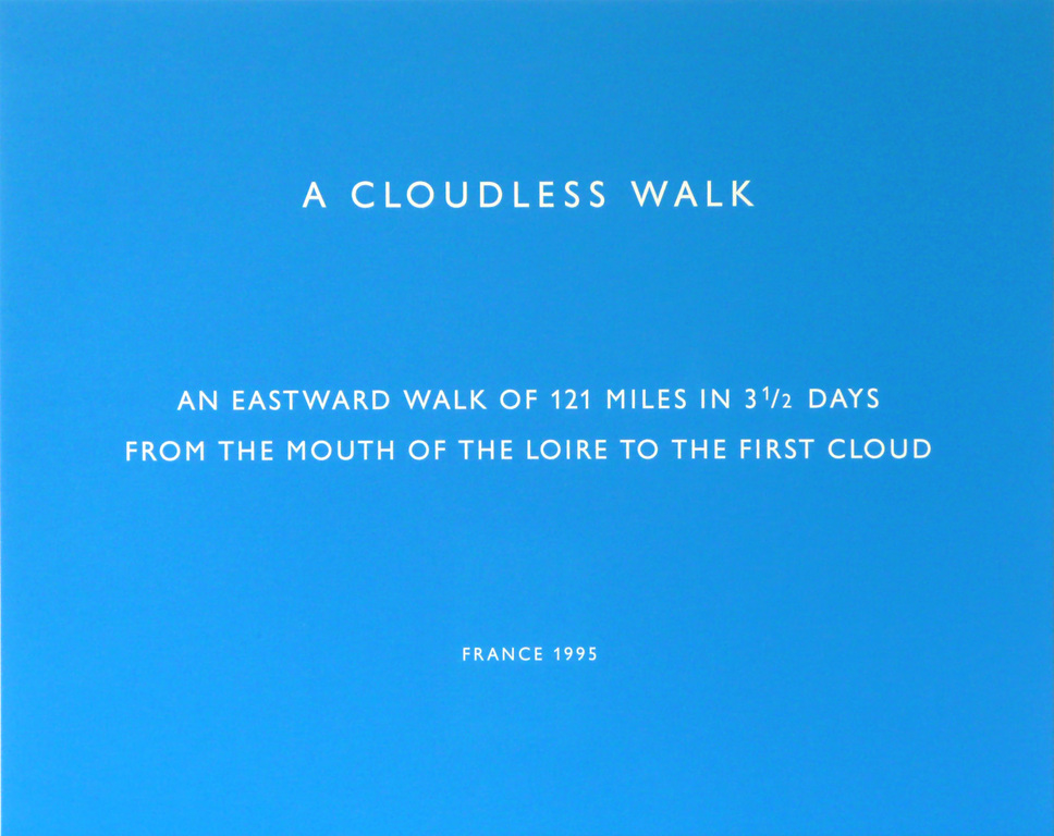Richard Long � A Cloudless Walk - zeefdruk 1996 kopen? Bied vanaf 850!