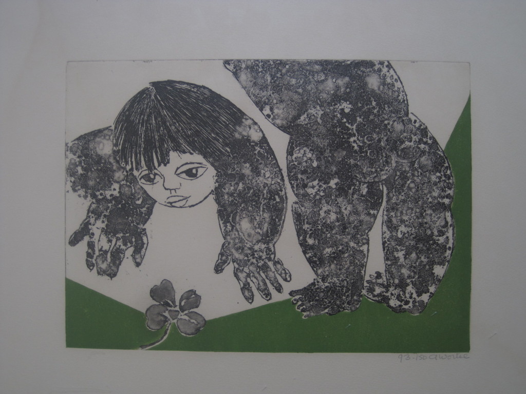 Ans Wortel litho "om dat wat je geluk brengt te beschermen" 93/150 kopen? Bied vanaf 1!
